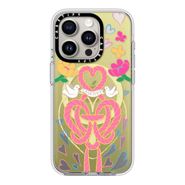 CASETiFY iPhone 15 Pro ケース クリア クリア ケース MagSafe対応 LIANG YUAN Case casetify_artist