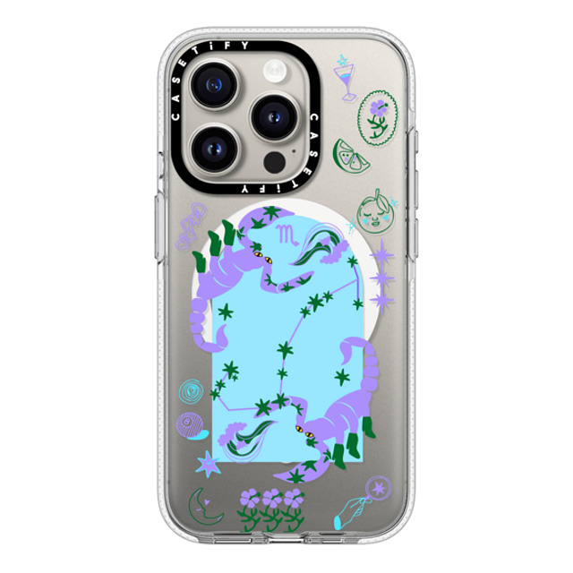 CASETiFY iPhone 15 Pro ケース クリア クリア ケース MagSafe対応 Scorpio casetify_artist Back to School CASETiFY iPhone 15 Pro ケース クリア クリア ケース MagSafe対応 Scorpio casetify_artist Back to School