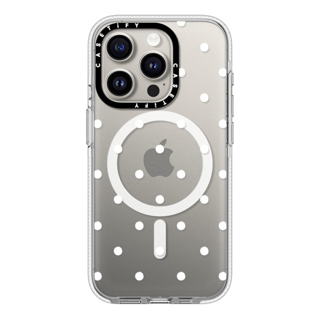 CASETiFY iPhone 15 Pro ケース クリア クリア ケース MagSafe対応 Classic Dottie Phone Case casetify_artist Back to School CASETiFY iPhone 15 Pro ケース クリア クリア ケース MagSafe対応 Classic Dottie Phone Case casetify_artist Back to School