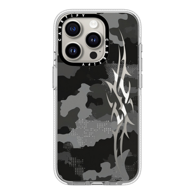 CASETiFY iPhone 15 Pro ケース クリア クリア ケース MagSafe対応 Chrome Chrome Camo Crush Back to School CASETiFY iPhone 15 Pro ケース クリア クリア ケース MagSafe対応 Chrome Chrome Camo Crush Back to School