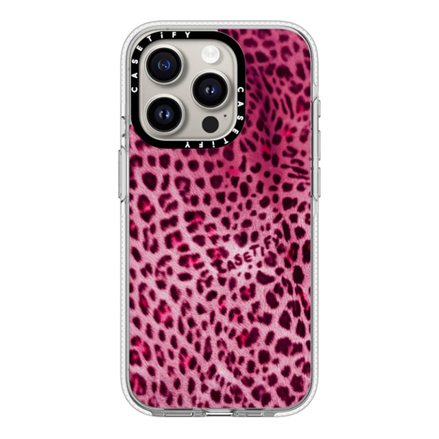 CASETiFY iPhone 15 Pro ケース クリア クリア ケース MagSafe対応 Leopard,Animal Leopard,Animal Y2K Jaguar Back to School CASETiFY iPhone 15 Pro ケース クリア クリア ケース MagSafe対応 Leopard,Animal Leopard,Animal Y2K Jaguar Back to School