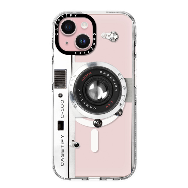 CASETiFY iPhone 15 ケース クリア クリア ケース MagSafe対応 カメラ Camera Case - Retro