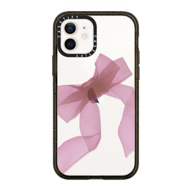 CASETiFY iPhone 12 Case Black インパクトケース Ribbon,Cottagecore Ribbon,Cottagecore Pink Organza Ribbon Mother's Day CASETiFY iPhone 12 Case Black インパクトケース Ribbon,Cottagecore Ribbon,Cottagecore Pink Organza Ribbon Mother's Day