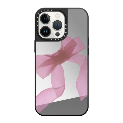 iPhone 13 Pro - Pink Organza Ribbon