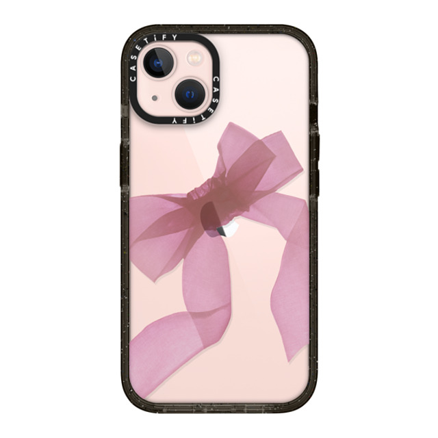 CASETiFY iPhone 13 Case Black Impact Case Ribbon,Cottagecore Cottagecore,Ribbon Pink Organza Ribbon Mother's Day CASETiFY iPhone 13 Case Black Impact Case Ribbon,Cottagecore Cottagecore,Ribbon Pink Organza Ribbon Mother's Day