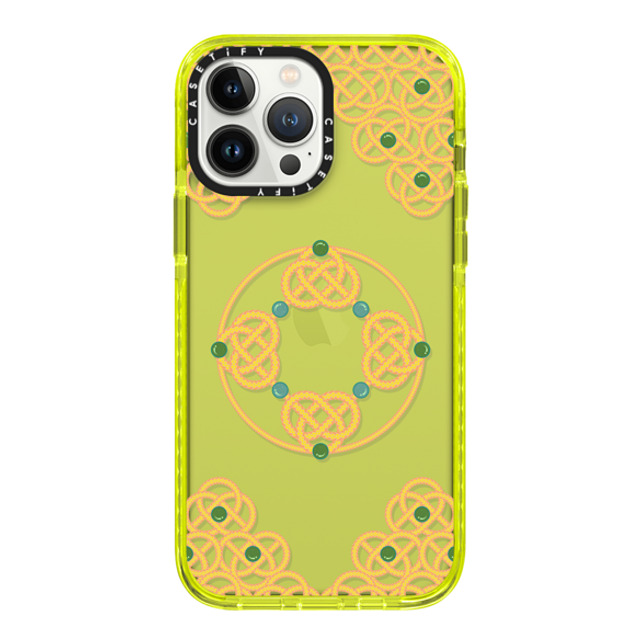 CASETiFY iPhone 13 Pro Max Case ネオン イエロー インパクトケース Fortune All Around casetify_artist Mother's Day CASETiFY iPhone 13 Pro Max Case ネオン イエロー インパクトケース Fortune All Around casetify_artist Mother's Day