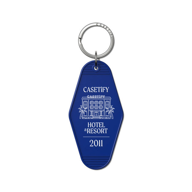 CASETiFY キーチェーンタグ コバルトブルー キーチェーン タグ CASETiFY Hotel & Resort casetify_artist
