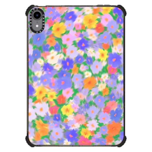 iPad mini (6th gen) - Floral Swirl - Purple