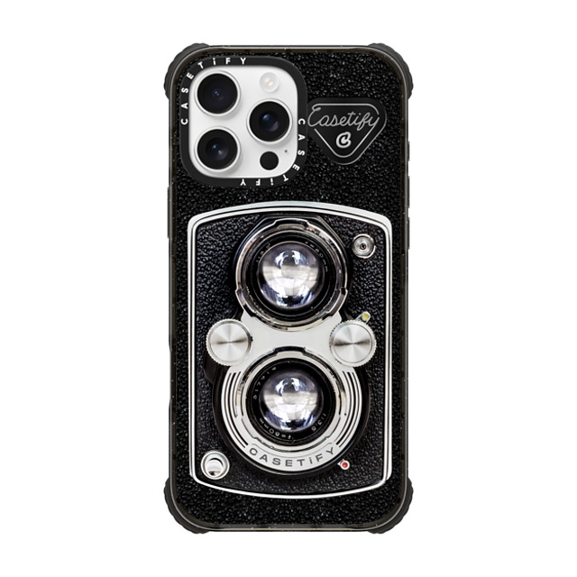 CASETiFY iPhone 16 Pro Max Case Black ウルトラ インパクトケース MagSafe 対応 Camera カメラ Camera Case - Vintage Back to School CASETiFY iPhone 16 Pro Max Case Black ウルトラ インパクトケース MagSafe 対応 Camera カメラ Camera Case - Vintage Back to School