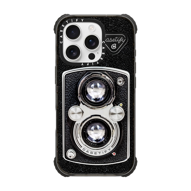 CASETiFY iPhone 16 Pro ケース ブラック ウルトラ インパクトケース MagSafe 対応 Camera カメラ Camera Case - Vintage Back to School CASETiFY iPhone 16 Pro ケース ブラック ウルトラ インパクトケース MagSafe 対応 Camera カメラ Camera Case - Vintage Back to School