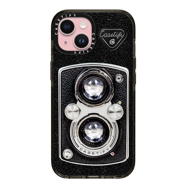 CASETiFY iPhone 15 Case Black Impact Case MagSafe Compatible Camera カメラ Camera Case - Vintage Back to School CASETiFY iPhone 15 Case Black Impact Case MagSafe Compatible Camera カメラ Camera Case - Vintage Back to School