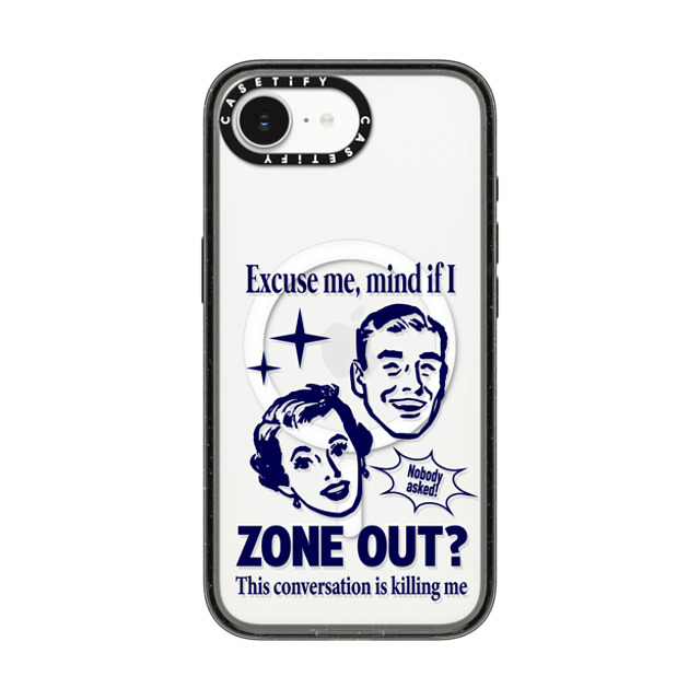 CASETiFY iPhone 16e Case Black Impact Case MagSafe Compatible Quote Quote,Quote Zone Out Back to School CASETiFY iPhone 16e Case Black Impact Case MagSafe Compatible Quote Quote,Quote Zone Out Back to School