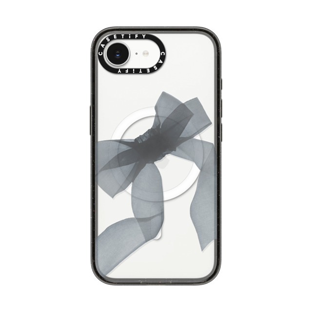 CASETiFY iPhone 16e Case Black Impact Case MagSafe Compatible Ribbon,Y2K Ribbon,Y2K Black Organza Ribbon Back to School CASETiFY iPhone 16e Case Black Impact Case MagSafe Compatible Ribbon,Y2K Ribbon,Y2K Black Organza Ribbon Back to School