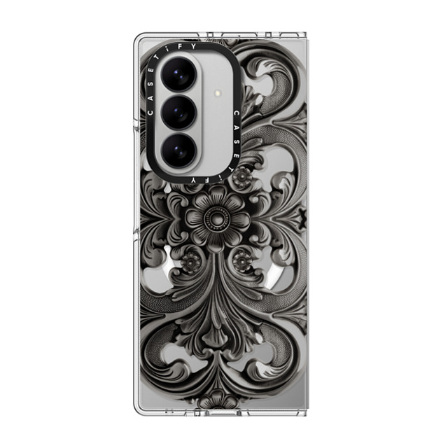 CASETiFY Galaxy Z Fold7 ケース クリア マグネット式 インパクトケース Chrome,Fine Art Chrome,Fine Art Frame Halloween CASETiFY Galaxy Z Fold7 ケース クリア マグネット式 インパクトケース Chrome,Fine Art Chrome,Fine Art Frame Halloween