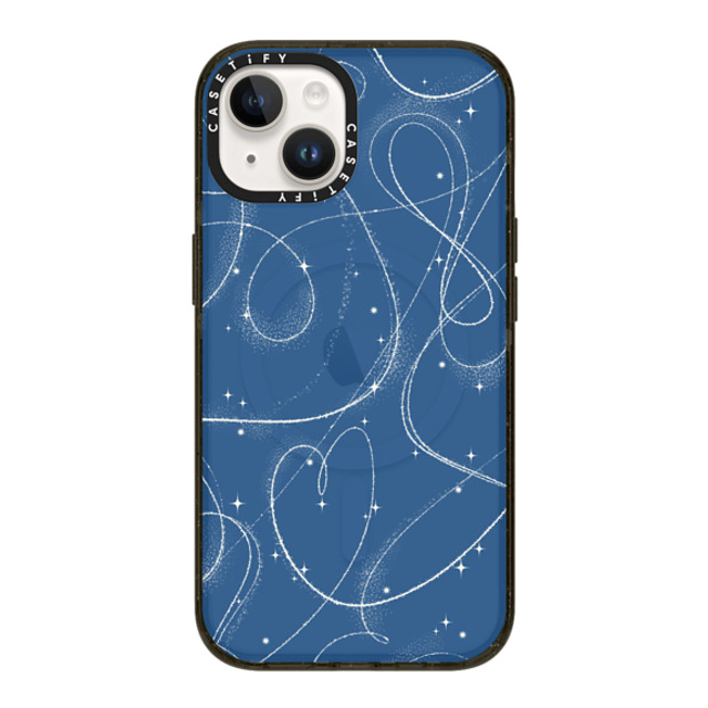 CASETiFY iPhone 14 ケース ブラック インパクトケース MagSafe対応 Pond Skating casetify_artist