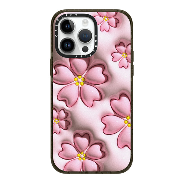 CASETiFY iPhone 14 Pro Max Case Black Impact Case Floral フローラル Sakura Mother's Day CASETiFY iPhone 14 Pro Max Case Black Impact Case Floral フローラル Sakura Mother's Day