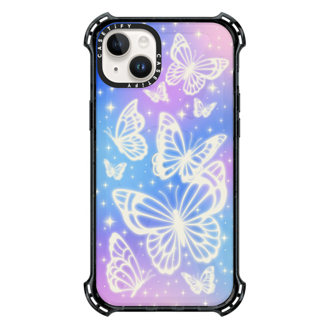 CASETiFY iPhone 14 Plus ケース ブラック バウンスケース Butterfly,Nature Butterfly,Nature,Pastel,Maximalism,Pastel,Butterfly Butterfly Aurora Father's Day CASETiFY iPhone 14 Plus ケース ブラック バウンスケース Butterfly,Nature Butterfly,Nature,Pastel,Maximalism,Pastel,Butterfly Butterfly Aurora Father's Day