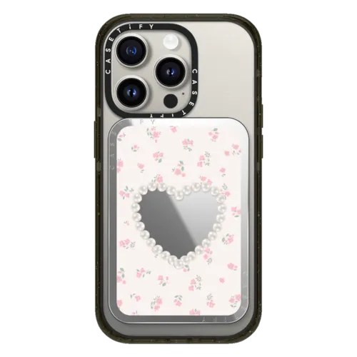Snappy Cardholder Stand - Pearly Heart
