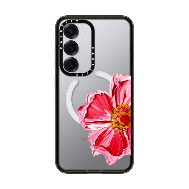 CASETiFY Galaxy S25 ケース ブラック Impact Magnetic Case Floral Paint casetify_artist New iPhone CASETiFY Galaxy S25 ケース ブラック Impact Magnetic Case Floral Paint casetify_artist New iPhone