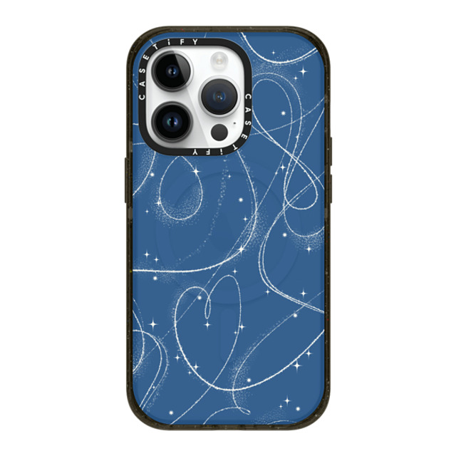 CASETiFY iPhone 14 Pro ケース ブラック インパクトケース MagSafe対応 Pond Skating casetify_artist