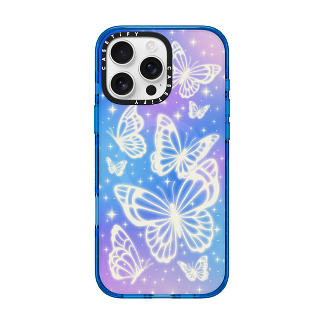 CASETiFY iPhone 16 Pro Max Case スカイブルー Impact Case MagSafe Compatible Butterfly,Nature,Pastel,Butterfly,Maximalism,Pastel Butterfly Aurora CASETiFY iPhone 16 Pro Max Case スカイブルー Impact Case MagSafe Compatible Butterfly,Nature,Pastel,Butterfly,Maximalism,Pastel Butterfly Aurora