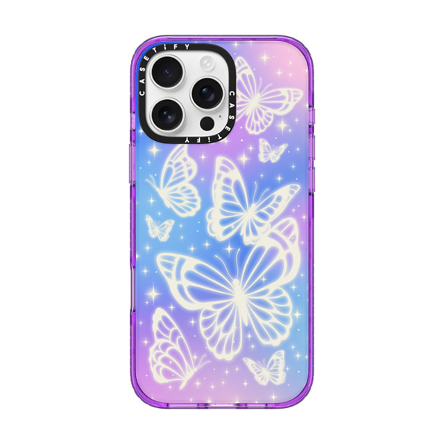 CASETiFY iPhone 16 Pro Max ケース パープル インパクトケース Butterfly,Nature Butterfly,Nature,Pastel,Maximalism,Pastel,Butterfly Butterfly Aurora Father's Day CASETiFY iPhone 16 Pro Max ケース パープル インパクトケース Butterfly,Nature Butterfly,Nature,Pastel,Maximalism,Pastel,Butterfly Butterfly Aurora Father's Day