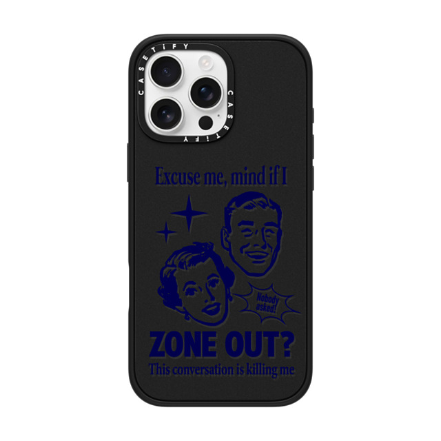 CASETiFY iPhone 16 Pro Max ケース マットブラック インパクトケース MagSafe対応 Quote Quote,Quote Zone Out Father's Day CASETiFY iPhone 16 Pro Max ケース マットブラック インパクトケース MagSafe対応 Quote Quote,Quote Zone Out Father's Day