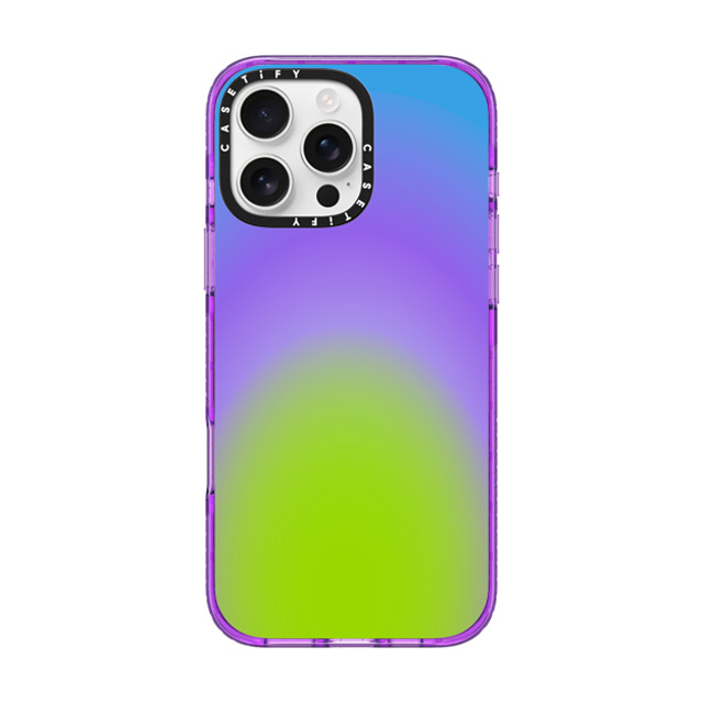 CASETiFY iPhone 16 Pro Max Case パープル Impact Case MagSafe Compatible Futurism,Gradient Lime Flame CASETiFY iPhone 16 Pro Max Case パープル Impact Case MagSafe Compatible Futurism,Gradient Lime Flame