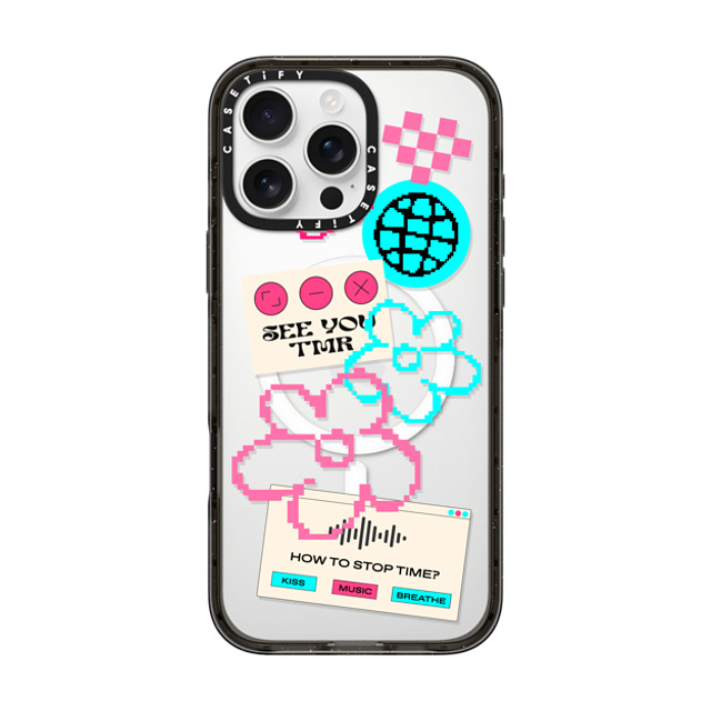 CASETiFY iPhone 16 Pro Max Case Black インパクトケース MagSafe対応 Typography,Y2K Typography,Y2K See you tmr Father's Day CASETiFY iPhone 16 Pro Max Case Black インパクトケース MagSafe対応 Typography,Y2K Typography,Y2K See you tmr Father's Day