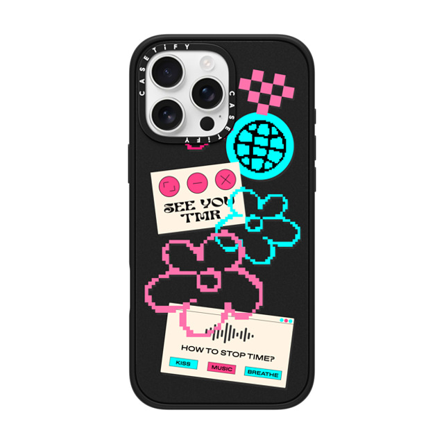 CASETiFY iPhone 16 Pro Max ケース マットブラック インパクトケース MagSafe対応 Typography,Y2K Y2K,Typography See you tmr Father's Day CASETiFY iPhone 16 Pro Max ケース マットブラック インパクトケース MagSafe対応 Typography,Y2K Y2K,Typography See you tmr Father's Day