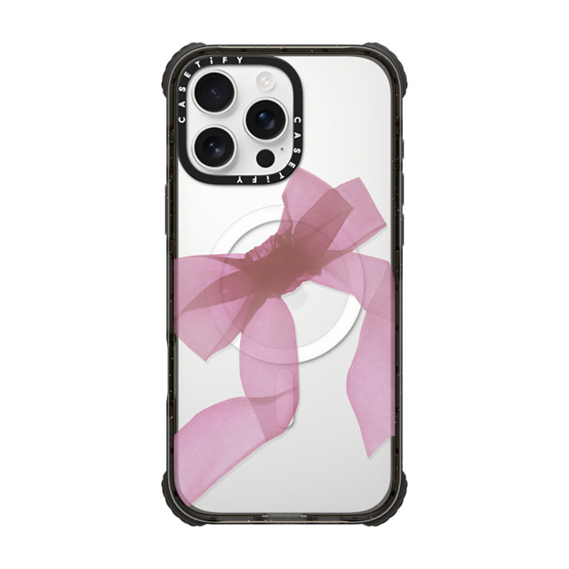 CASETiFY iPhone 16 Pro Max ケース ブラック ウルトラ インパクトケース MagSafe 対応 Ribbon,Cottagecore Ribbon,Cottagecore Pink Organza Ribbon Father's Day CASETiFY iPhone 16 Pro Max ケース ブラック ウルトラ インパクトケース MagSafe 対応 Ribbon,Cottagecore Ribbon,Cottagecore Pink Organza Ribbon Father's Day