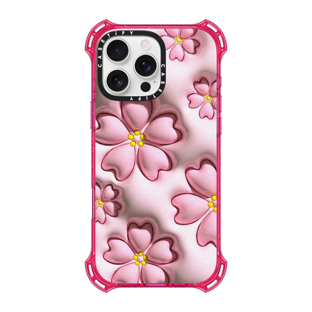 CASETiFY iPhone 16 Pro Max ケース プリムローズ ピンク バウンスケース Floral フローラル Sakura Father's Day CASETiFY iPhone 16 Pro Max ケース プリムローズ ピンク バウンスケース Floral フローラル Sakura Father's Day