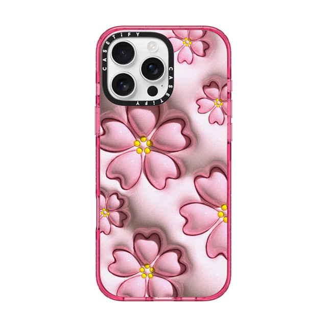 CASETiFY iPhone 16 Pro Max Case Pink Fizz Impact Case MagSafe Compatible Floral フローラル Sakura Mother's Day CASETiFY iPhone 16 Pro Max Case Pink Fizz Impact Case MagSafe Compatible Floral フローラル Sakura Mother's Day