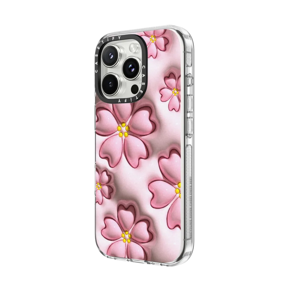 Impact Clear iPhone 16 Pro Max Case MagSafe Compatible - Sakura