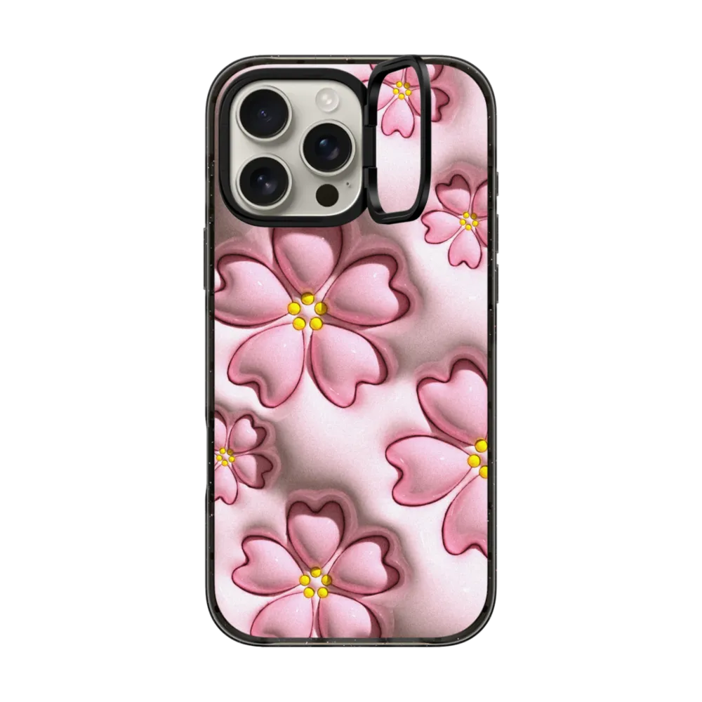Impact Ring Stand iPhone 16 Pro Max Case MagSafe Compatible - Sakura