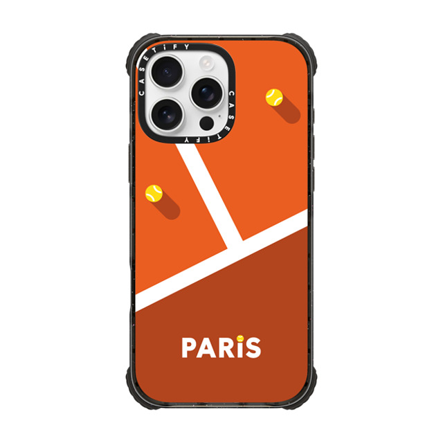 CASETiFY iPhone 16 Pro Max ケース ブラック ウルトラ インパクトケース MagSafe 対応 Paris Court casetify_artist Father's Day CASETiFY iPhone 16 Pro Max ケース ブラック ウルトラ インパクトケース MagSafe 対応 Paris Court casetify_artist Father's Day