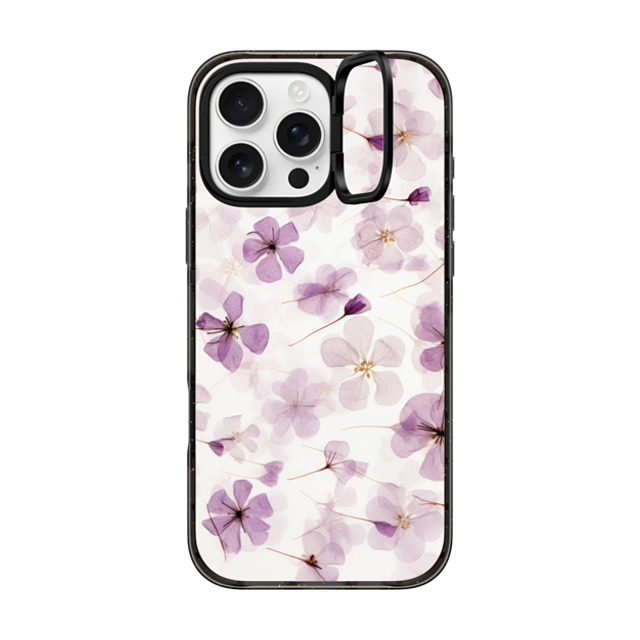 CASETiFY iPhone 16 Pro Max ケース ブラック インパクトリングスタンドケース MagSafe対応 Floral,Pattern Floral,Pattern Lilac Blossom Back to School CASETiFY iPhone 16 Pro Max ケース ブラック インパクトリングスタンドケース MagSafe対応 Floral,Pattern Floral,Pattern Lilac Blossom Back to School