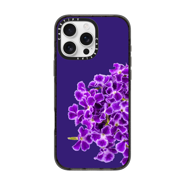 CASETiFY iPhone 16 Pro Max Case ブラック インパクトケース Floral,Photography Floral,Photography Violets - Royal Purple New iPhone CASETiFY iPhone 16 Pro Max Case ブラック インパクトケース Floral,Photography Floral,Photography Violets - Royal Purple New iPhone