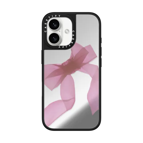 iPhone 16 - Pink Organza Ribbon