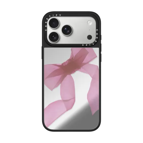 iPhone 17 Pro Max - Pink Organza Ribbon