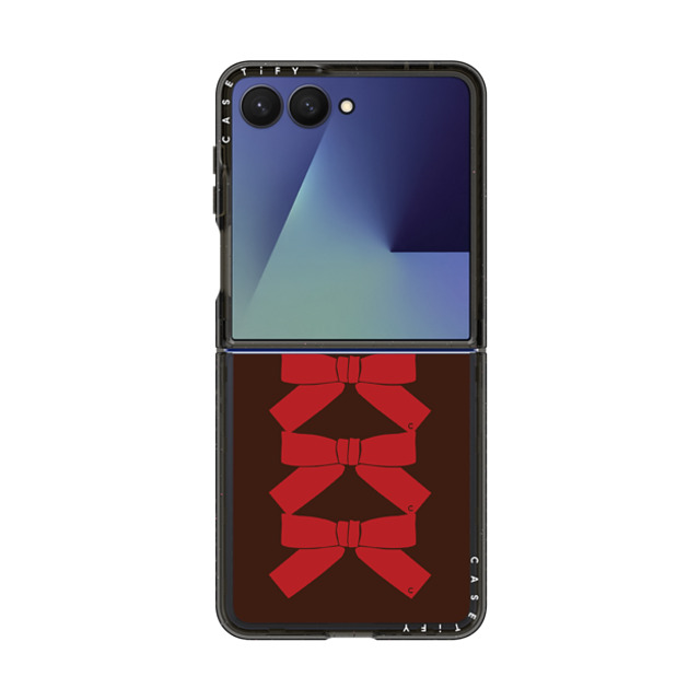 CASETiFY Galaxy Z Flip7 Case ブラック マグネット式 インパクトケース Ribbon,Bowcore Coquette,Bowcore,Ribbon Burgundy Bows - Drama Queen Sienna New iPhone CASETiFY Galaxy Z Flip7 Case ブラック マグネット式 インパクトケース Ribbon,Bowcore Coquette,Bowcore,Ribbon Burgundy Bows - Drama Queen Sienna New iPhone