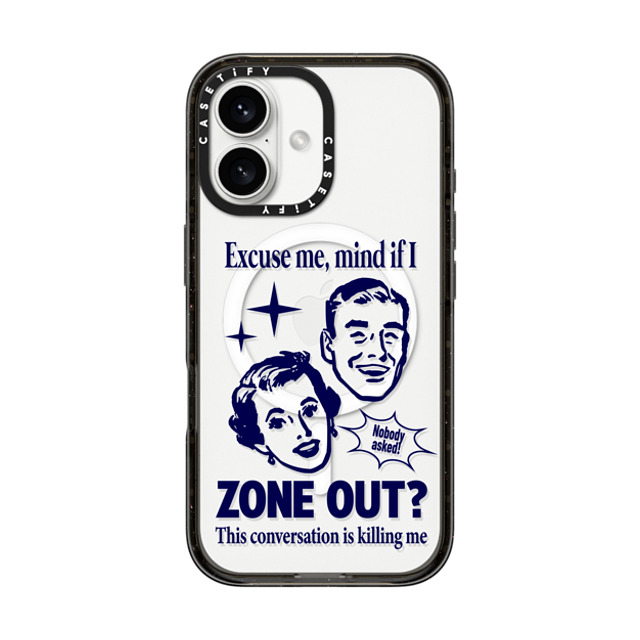 CASETiFY iPhone 16 ケース ブラック インパクトケース MagSafe対応 Quote Quote,Quote Zone Out Mother's Day CASETiFY iPhone 16 ケース ブラック インパクトケース MagSafe対応 Quote Quote,Quote Zone Out Mother's Day