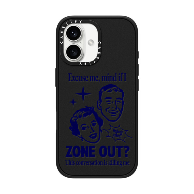 CASETiFY iPhone 16 ケース マットブラック インパクトケース MagSafe対応 Quote Quote,Quote Zone Out Mother's Day CASETiFY iPhone 16 ケース マットブラック インパクトケース MagSafe対応 Quote Quote,Quote Zone Out Mother's Day