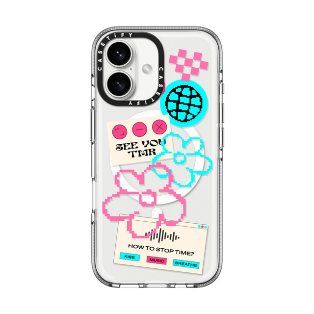 CASETiFY iPhone 16 ケース クリア クリア ケース MagSafe対応 Typography,Y2K Y2K,Typography See you tmr Father's Day CASETiFY iPhone 16 ケース クリア クリア ケース MagSafe対応 Typography,Y2K Y2K,Typography See you tmr Father's Day