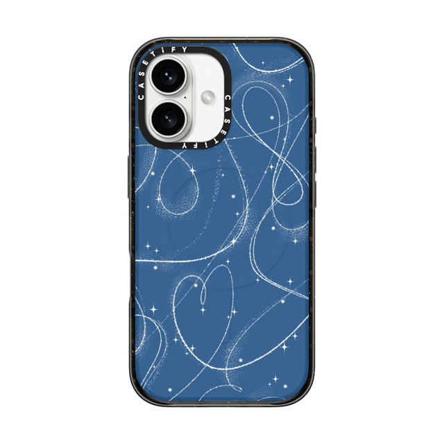 CASETiFY iPhone 16 ケース ブラック インパクトケース MagSafe対応 Pond Skating casetify_artist