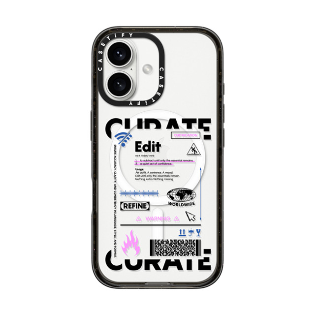 CASETiFY iPhone 16 Case ブラック インパクトケース MagSafe対応 Pattern,Pangram Pattern,Pangram,Typography Messy Words New iPhone CASETiFY iPhone 16 Case ブラック インパクトケース MagSafe対応 Pattern,Pangram Pattern,Pangram,Typography Messy Words New iPhone