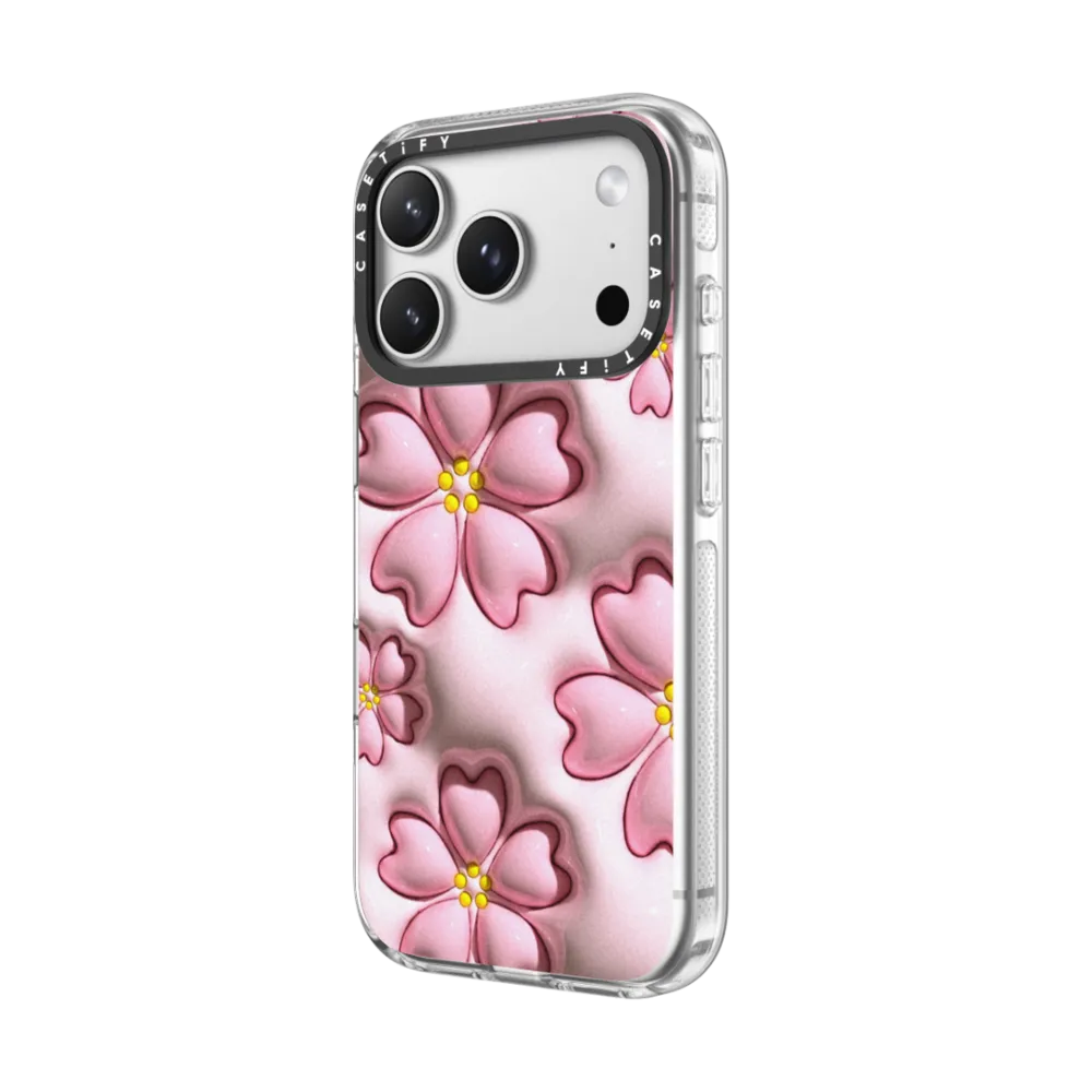 Impact Clear iPhone 17 Pro Max Case MagSafe Compatible - Sakura