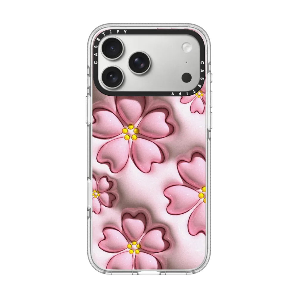 Impact Clear iPhone 17 Pro Max Case MagSafe Compatible - Sakura