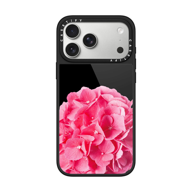 CASETiFY iPhone 17 Pro Max ケース ブラック グレーズケース MagSafe対応 Hortensie casetify_artist CASETiFY iPhone 17 Pro Max ケース ブラック グレーズケース MagSafe対応 Hortensie casetify_artist