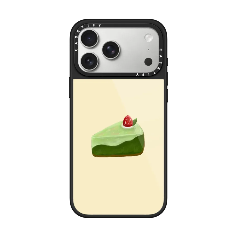 Glaze iPhone 17 Pro Max Case MagSafe Compatible - Matcha Cake Phone Case